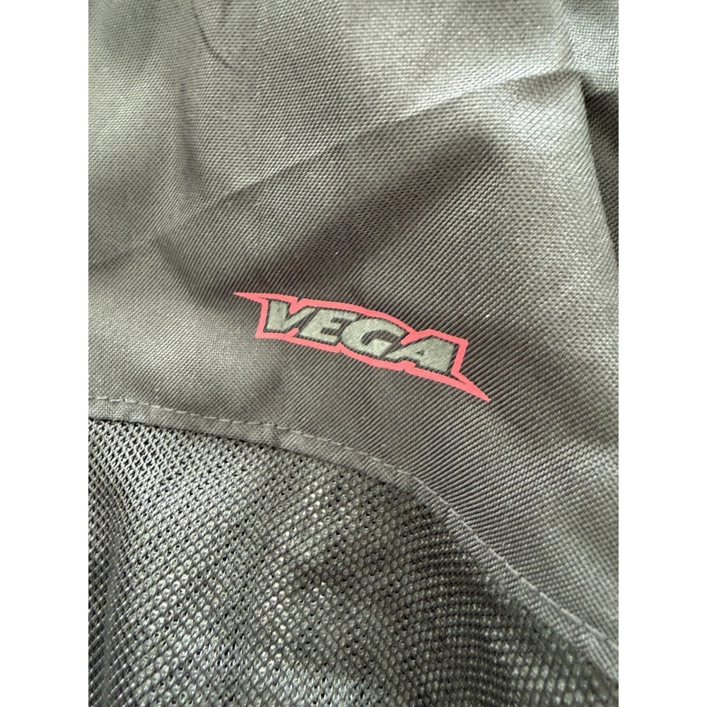 MEN'S VEGA TECH GEAR MESH MOTORCYCLE JACKET W/ PADDING SIZE XL Black - Picture 7 of 11